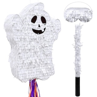Foto 1 | Foto 1 | Piñata Turnmeon Halloween Ghost Con Bastones Y Venda En Los Ojos 40 X 30 Cm - Venta Internacional.