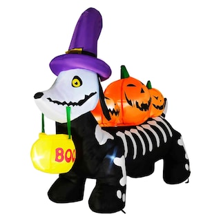 Foto 1 | Foto 1 | Inflable Halloween Perro Salchicha Embrujado Led 160 Cm
