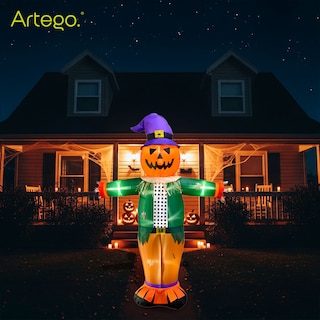 Foto 5 | Foto 5 | Inflable De Halloween Espantapájaros De 2.3m De Alto Decor\nAción Día De Muertos Scarecrow Inflatable Artego