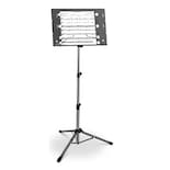 Atril Para Partituras Ajustable Plegablecon Soportes Y Clip Eo Safe Imports Esi-15051 Negro