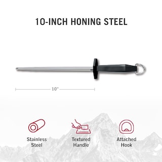 Foto 4 | Foto 4 | Mango De Plástico Negro Victorinox De Acero Pulido De 25 Cm - Venta Internacional.