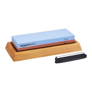 Foto 1 | Foto 1 | Afilador De Cuchillos Whetstone, Piedra Húmeda, Grano 400/1000, Amazon Basics - Venta Internacional.