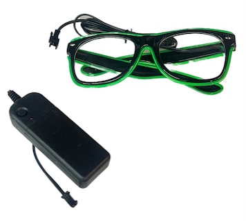 Foto 1 | Foto 1 | Lentes Neón para Fiesta Antrolite CHWIRE-GLO1-G Verde 3V con Cable
