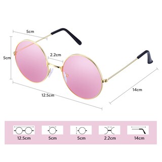 Foto 4 | Foto 4 | Set De Accesorios: Collar, Diadema Y Gafas De Sol Con El Signo De La Paz De Tatuo Hippie - Venta Internacional.