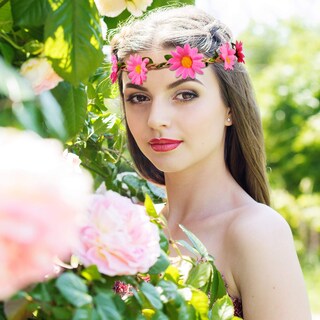 Foto 6 | Foto 6 | Set De Accesorios: Collar, Diadema Y Gafas De Sol Con El Signo De La Paz De Tatuo Hippie - Venta Internacional.