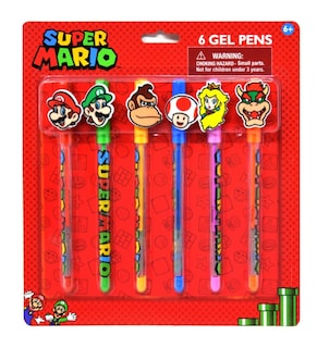 Foto 1 | Foto 1 | Paquete De Bolígrafos De Gel Super Mario 6 - Venta Internacional.