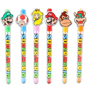 Foto 3 | Foto 3 | Paquete De Bolígrafos De Gel Super Mario 6 - Venta Internacional.