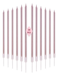 Foto 4 | Foto 4 | 36 Velas De Pastel Metálicos + Gratis Termo Güish De Regalo