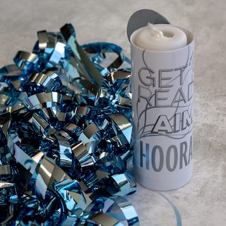 Foto 5 | Foto 5 | Lámina Azul Celebration Pop Out Streamers Simplicity, 14 Unidades - Venta Internacional.
