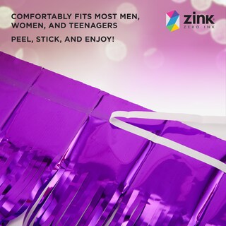 Foto 3 | Foto 3 | Cortinas Decorativas Zink Moradas 1 x 2 m-Venta Internacional