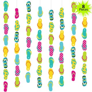 Foto 1 | Foto 1 | Decoración Colgante para Fiestas Boao Diseño de Chanclas 8 Tiras de 2 m C/U - Venta Internacional