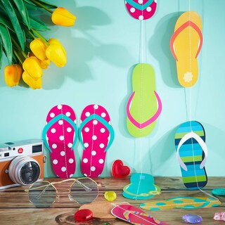 Foto 3 | Foto 3 | Decoración Colgante para Fiestas Boao Diseño de Chanclas 8 Tiras de 2 m C/U - Venta Internacional