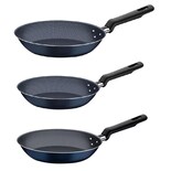 Set 3 Sartenes Profesionales Trmontina Malta 20 24 28 Cm