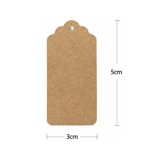 Foto 2 | Foto 2 | Etiquetas de Regalo de Papel Kraft con Hilo Yute Belug Marrón