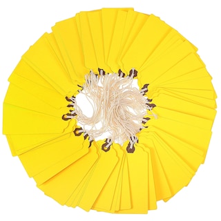 Foto 4 | Foto 4 | Etiquetas De Regalo De Papel Outus, 60 Unidades, 12 Cm X 6 Cm, Con Cadena (amarillas) - Venta Internacional.