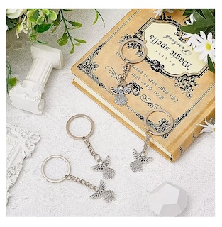 Foto 5 | Foto 5 | Llaveros De Ángel Para Bautizo Regalo De Baby Shower 30 Pcs Plata