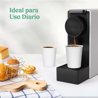 Foto 5 | Foto 5 | Berry Green Vasos Blancos Para Café, Paquete De 120, Biodegradables, 10 Onzas