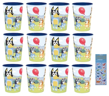 Foto 1 | Foto 1 | Artículos Para Fiestas Unique Bluey Birthday Con 12 Vasos Reutilizables - Venta Internacional.
