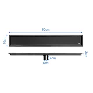 Foto 4 | Foto 4 | Desagüe Invisible De Acero Inoxidable 10x60cm Eo Safe Imports Esi-20274 Negro