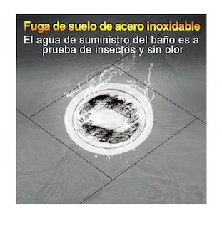 Foto 5 | Foto 5 | Coladera Para Baño Acero Inoxidable Antiolores E Insectos Plata Verde