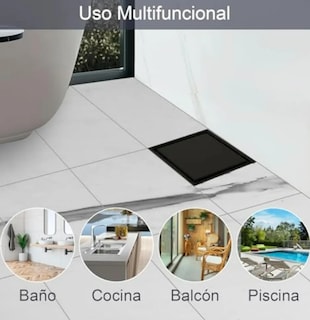 Foto 4 | Foto 4 | Xtellar Rejilla Invisible Premium Para Piso De Acero Inoxidable 304 Anticorrosión 15x15 Cm