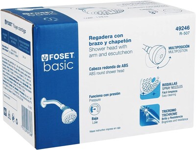 Foto 2 | Foto 2 | Regadera Manual Para Baño Foset Mod. R-507