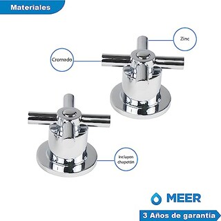 Foto 3 | Foto 3 | Kit De Regadera Meer-cnx Cuello y Manerales de Acero Inoxidable y Zinc