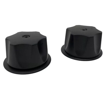 Foto 3 | Foto 3 | Regadera Cuadrada 20cm con Tubo de 50cm y Manerales Color Negro