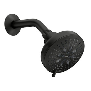 Foto 1 | Foto 1 | Cabezal De Ducha Moen Hydro Energetix De Ocho Funciones, 5 Cm, Negro Mate - Venta Internacional.