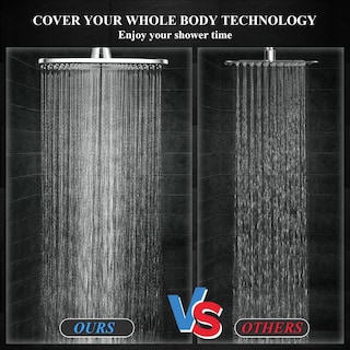 Foto 2 | Foto 2 | Cabezal De Ducha Combo Veken High Pressure Rain Con Brazo De Extensión - Venta Internacional.