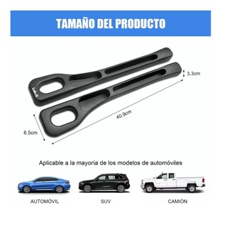 Foto 2 | Foto 2 | ''organizador De Relleno Para Huecos De Asiento De Coche Lab.g 2pcs Negro ''