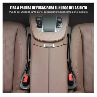 Foto 3 | Foto 3 | ''organizador De Relleno Para Huecos De Asiento De Coche Lab.g 2pcs Negro ''