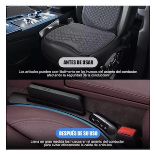 Foto 4 | Foto 4 | ''organizador De Relleno Para Huecos De Asiento De Coche Lab.g 2pcs Negro ''