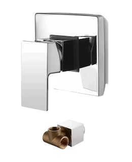 Foto 1 | Foto 1 | Mezcladora De Baño/llave Monomando Regadera Latón Cromado, Plata
