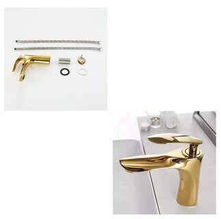 Foto 5 | Foto 5 | Grifo Mezclador De Baño Belug Casacata Dorado Brillante