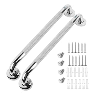 Foto 2 | Foto 2 | Pasamos Antideslizantes 50 cm para Baño 2 Piezas Eo Safe Imports Esi-17665-1 Plata