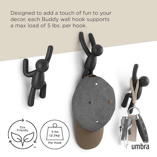 Foto 5 | Foto 5 | Juego de 3 Ganchos Decorativos Umbra Buddy - Venta Internacional