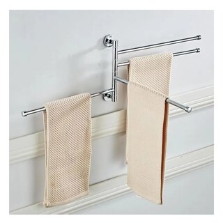 Foto 3 | Foto 3 | Toallero De Acero Inoxidable Para Pared Con Brazos Móviles Eo Safe Imports Esi-18899 Plata