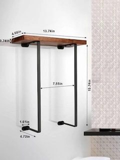 Foto 2 | Foto 2 | Toallero De Baño Con Repisas Xtellar, Solución Elegante Y Versátil De Almacenamiento Personalizado
