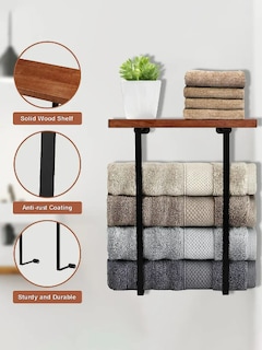 Foto 3 | Foto 3 | Toallero De Baño Con Repisas Xtellar, Solución Elegante Y Versátil De Almacenamiento Personalizado