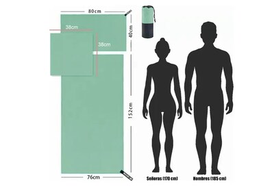 Foto 3 | Foto 3 | Pack De 3 Toallas Xtellar Deportivas Y De Playa Microfibra, Ultra Absorbentes Y De Secado Rápido