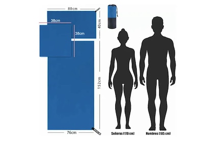 Foto 3 | Foto 3 | Pack De 3 Toallas Xtellar Deportivas Y De Playa Microfibra, Ultra Absorbentes Y De Secado Rápido