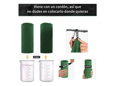 Foto 5 | Foto 5 | Pack De 3 Toallas Xtellar Deportivas Y De Playa Microfibra, Ultra Absorbentes Y De Secado Rápido