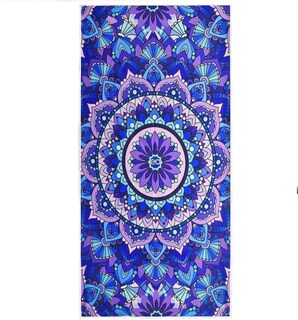 Foto 1 | Foto 1 | Toalla De Playa Superligera, Toalla De Microfibra De Mandala Eo Safe Imports Esi-19101 Azul