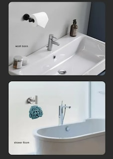 Foto 4 | Foto 4 | Set Xtellar De Baño Negro Mate De Acero Inoxidable - Toallero Gancho Toallero De Papel