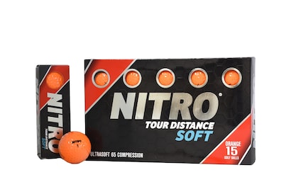 Foto 1 | Foto 1 | Pelotas De Golf Nitro Tour Distance Soft, 15 Unidades, Color Naranja - Venta Internacional.