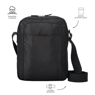 Foto 3 | Foto 3 | Totto Bolsa De Hombre Crossbody Bandolera Bay241 Negro