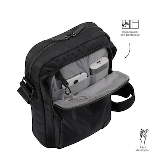 Foto 4 | Foto 4 | Totto Bolsa De Hombre Crossbody Bandolera Bay241 Negro