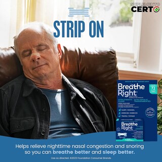 Foto 4 | Foto 4 | Tiras Nasales Breathe Right Extra Clear Para Piel Sensible X72 - Venta Internacional.