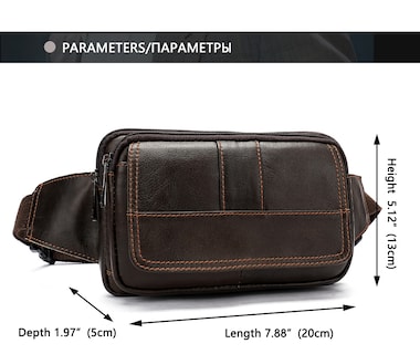Foto 7 | Foto 7 | Riñonera Norbinus De Piel  Unisex Con Solapa - Venta Internacional